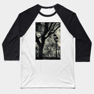 Tortured trees and a lamp post in Barcelona Baseball T-Shirt